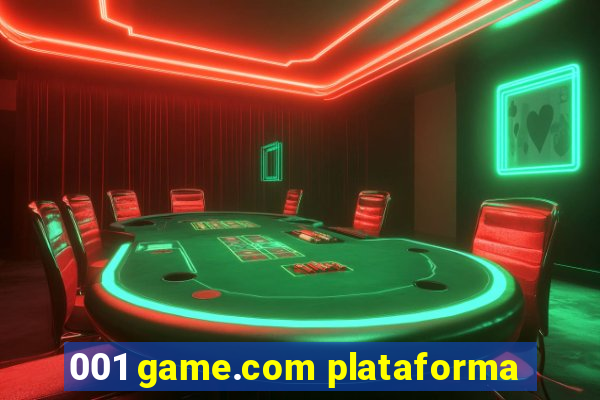 001 game.com plataforma